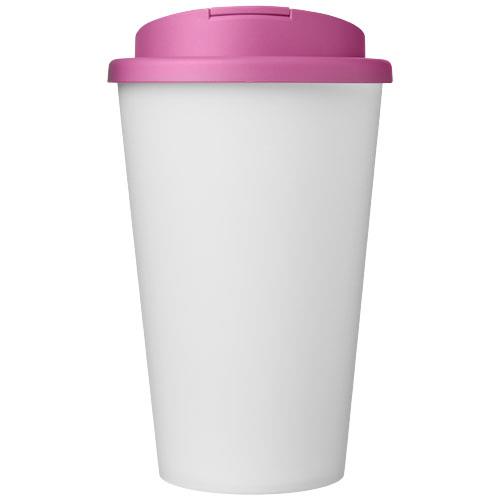 Kubek Americano® Eco z recyklingu o pojemności 350 ml z pokrywą odporną na zalanie-44692