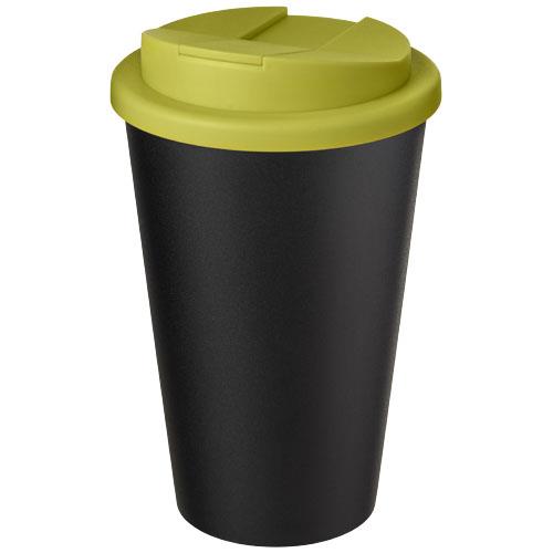 Kubek Americano® Eco z recyklingu o pojemności 350 ml z pokrywą odporną na zalanie-44703