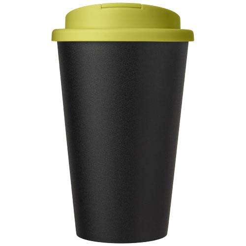 Kubek Americano® Eco z recyklingu o pojemności 350 ml z pokrywą odporną na zalanie-44704