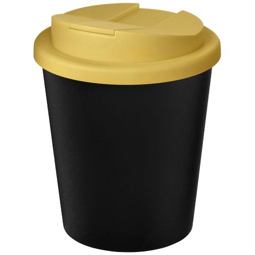 Kubek Americano® Espresso Eco z recyklingu o pojemności 250 ml z pokrywą odporną na zalanie -48884
