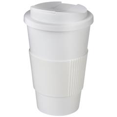 Americano® 350 ml tumbler with grip & spill-proof lid-42450