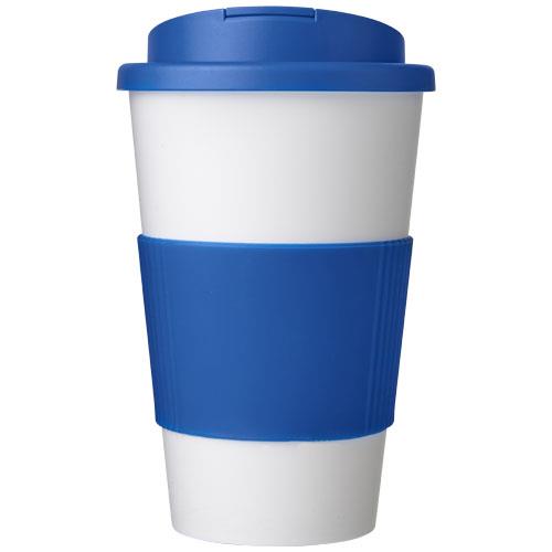 Americano® 350 ml tumbler with grip & spill-proof lid-42457