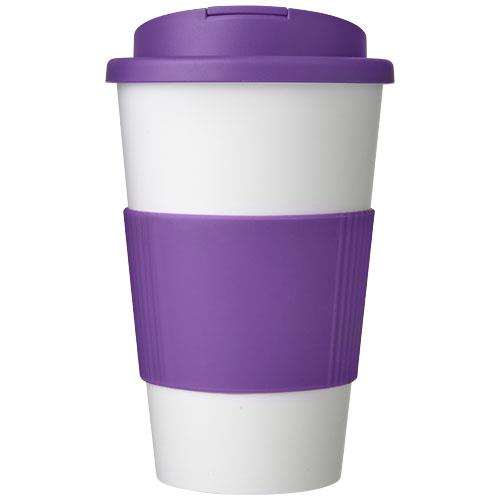 Americano® 350 ml tumbler with grip & spill-proof lid-42459