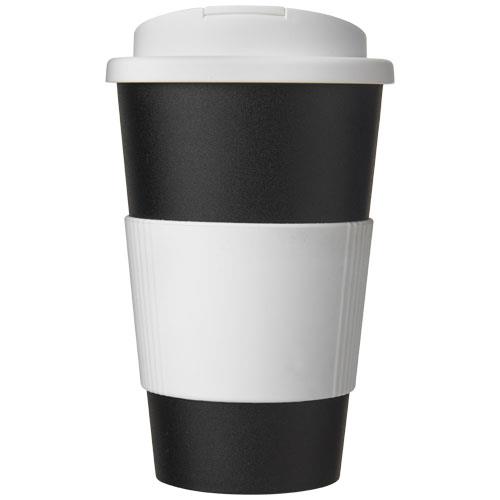 Americano® 350 ml tumbler with grip & spill-proof lid-42463