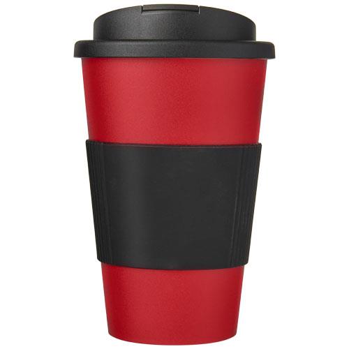 Americano® 350 ml tumbler with grip & spill-proof lid-42471