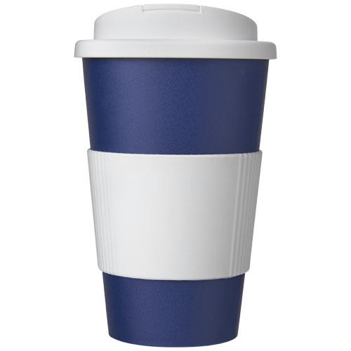 Americano® 350 ml tumbler with grip & spill-proof lid-42473