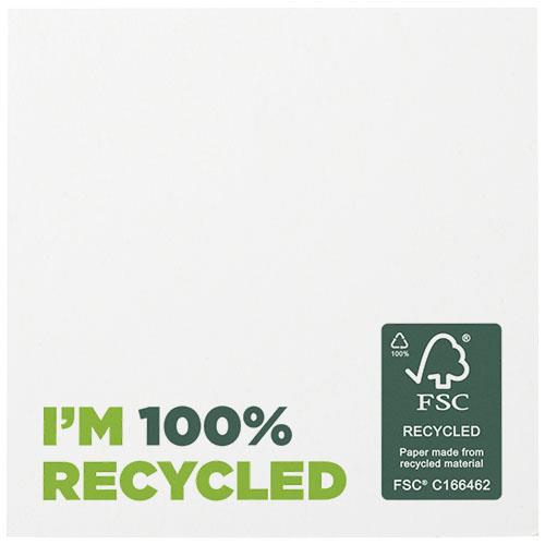 Karteczki samoprzylepne z recyklingu o wymiarach 75 x 75 mm Sticky-Mate®-46241