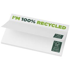 Karteczki samoprzylepne z recyklingu o wymiarach 127 x 75 mm Sticky-Mate®-46252