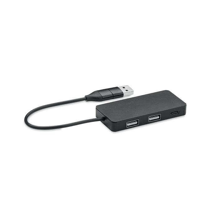 3-portowy hub USB kabel 20cm-741