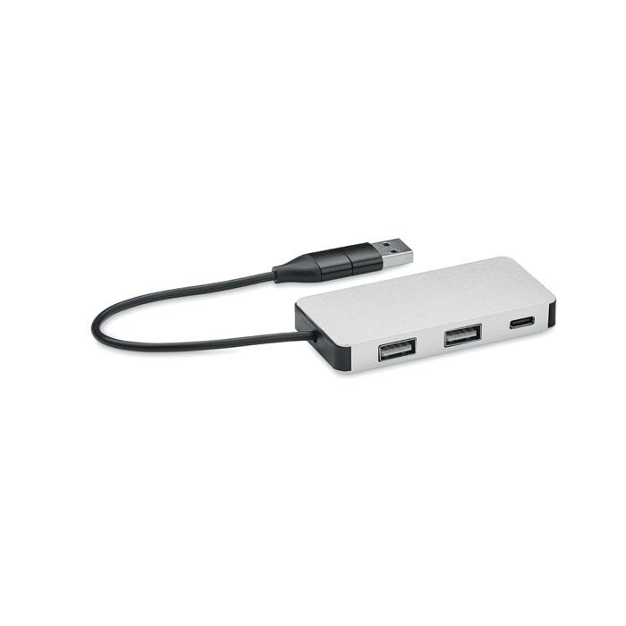 3-portowy hub USB kabel 20cm-742