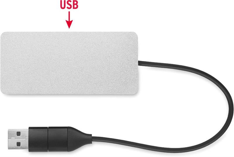 3-portowy hub USB kabel 20cm-12658