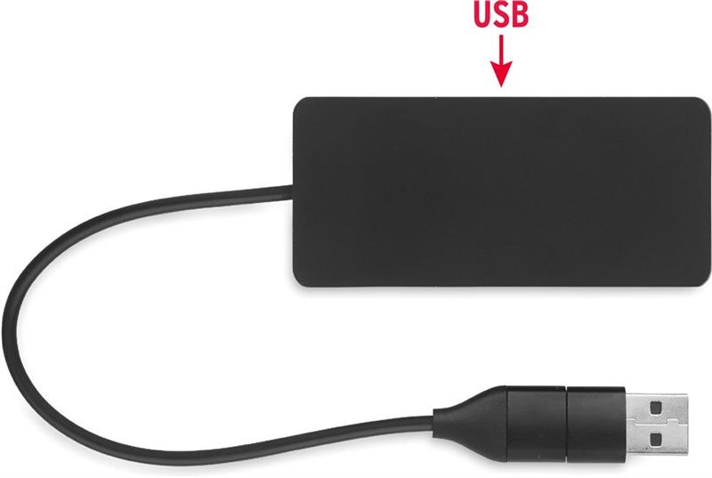 3-portowy hub USB kabel 20cm-12663