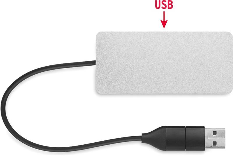 3-portowy hub USB kabel 20cm-12662