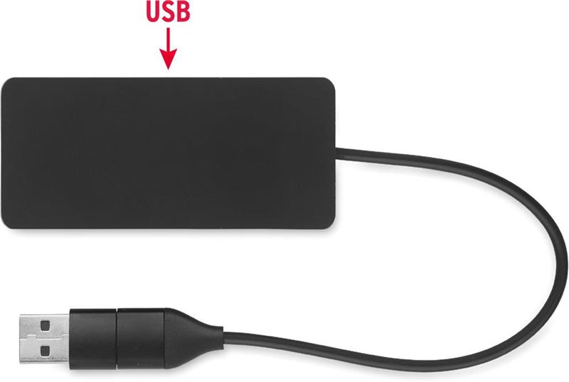 3-portowy hub USB kabel 20cm-12659