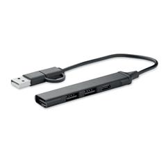 Hub USB z 4 portami 19 cm-1027