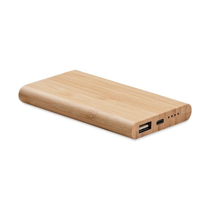 Bambusowy power bank 4000 mAh-2234