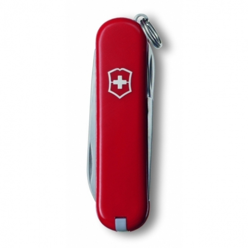 Victorinox Scyzoryk Waiter - czerwony, z własnym nadrukiem, logo firmy AMC GROUP