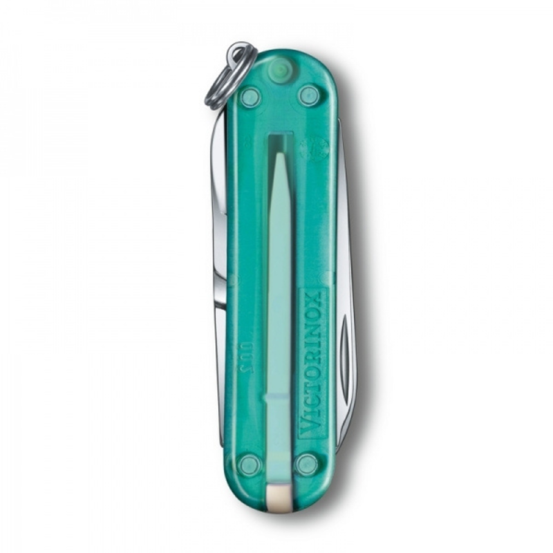 Victorinox Transparentny scyzoryk Classic SD - kolor do wyboru z logo firmy, własnym nadrukiem AMC GROUP