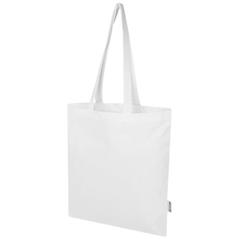 Madras Blend torba na zakupy z bawełny z recyklingu z certyfikatem GRS o gramaturze 140 g/m2 i pojemności 7l-80693