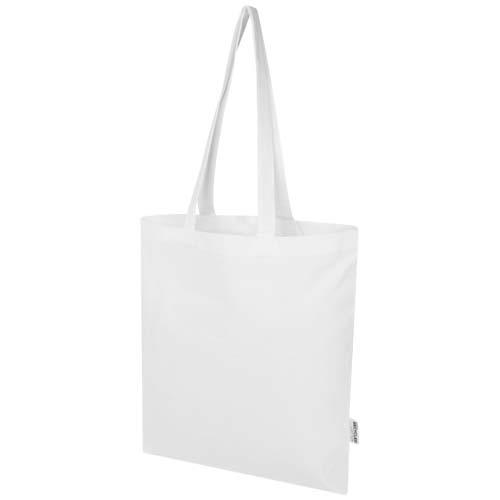 Madras Blend torba na zakupy z bawełny z recyklingu z certyfikatem GRS o gramaturze 140 g/m2 i pojemności 7l-80693