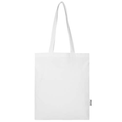 Madras Blend torba na zakupy z bawełny z recyklingu z certyfikatem GRS o gramaturze 140 g/m2 i pojemności 7l-80694