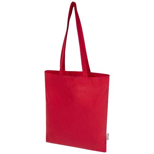 Madras Blend torba na zakupy z bawełny z recyklingu z certyfikatem GRS o gramaturze 140 g/m2 i pojemności 7l-80695
