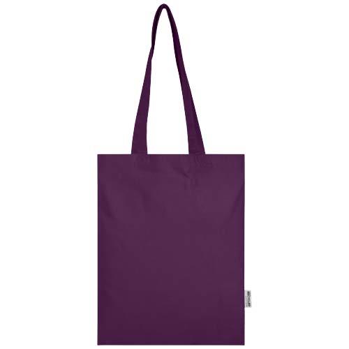 Madras Blend torba na zakupy z bawełny z recyklingu z certyfikatem GRS o gramaturze 140 g/m2 i pojemności 7l-80698