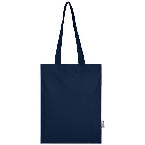 Madras Blend torba na zakupy z bawełny z recyklingu z certyfikatem GRS o gramaturze 140 g/m2 i pojemności 7l-80702