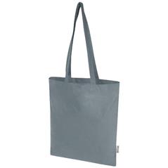Madras Blend torba na zakupy z bawełny z recyklingu z certyfikatem GRS o gramaturze 140 g/m2 i pojemności 7l-80703
