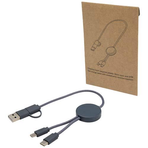 Citala kabel do synchronizacji danych i szybkiego ładowania 5 w 1 27 W o długości 30 cm z tworzyw sztucznych pochodzących z recy