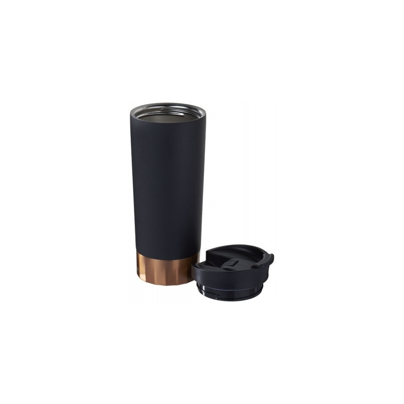 Kubek flip-top z miedzianą izolacją próżniową - 500 ml z logo firmy, nadrukiem