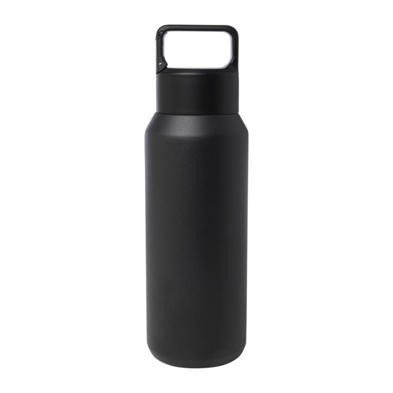 Butelka ze stali nierdzewnej, z miedzianą izolacją próżniową o pojemności 600 ml, z certyfikatem RCS  z własnym logo