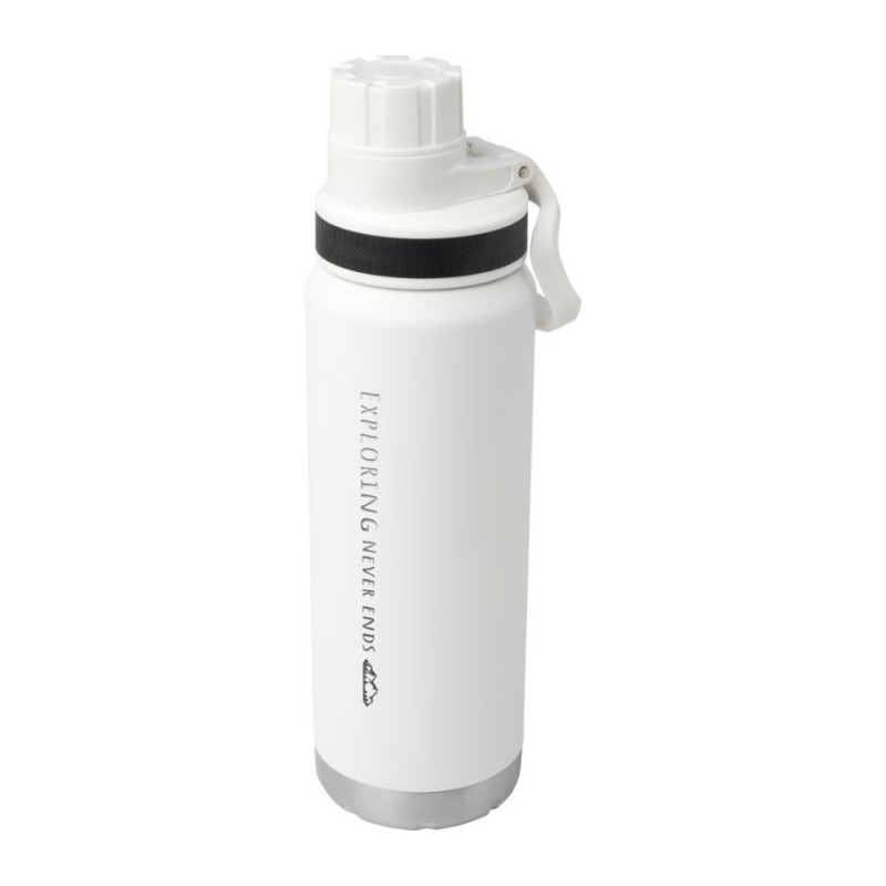 Butelka Fortis z własnym logo ze stali nierdzewnej, z miedzianą izolacją próżniową, o pojemności 700 ml, z certyfikatem RCS
