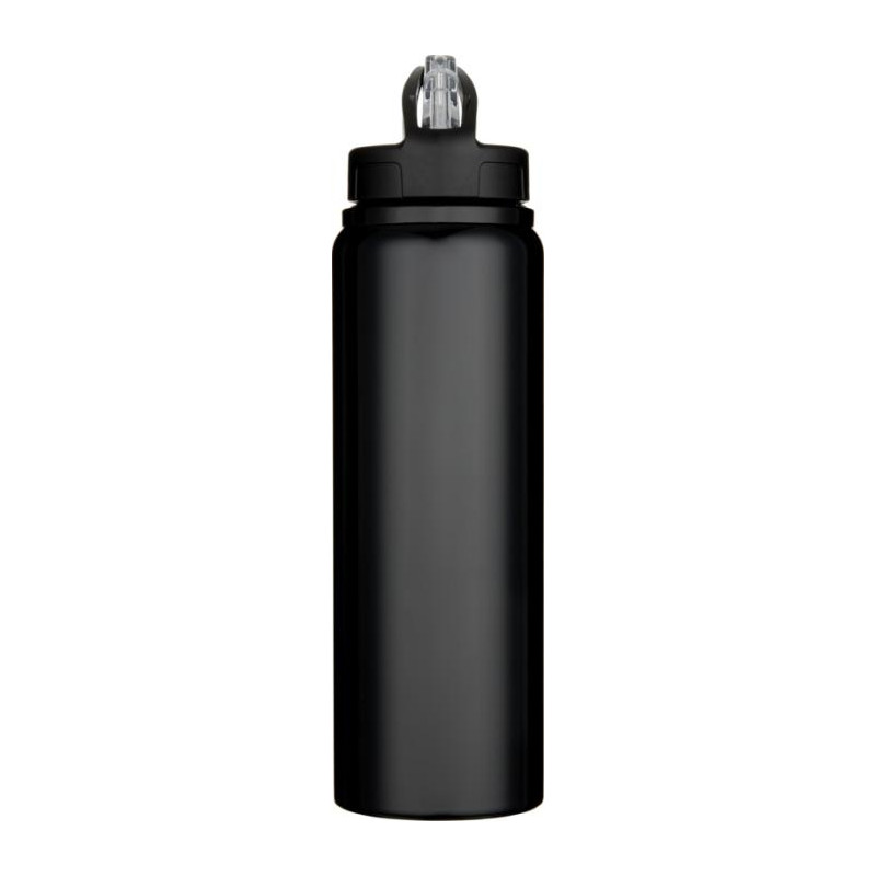 Fitz jednościenna butelka na wodę o pojemności 800 ml wykonana ze stali nierdzewnej z logo, nadrukiem