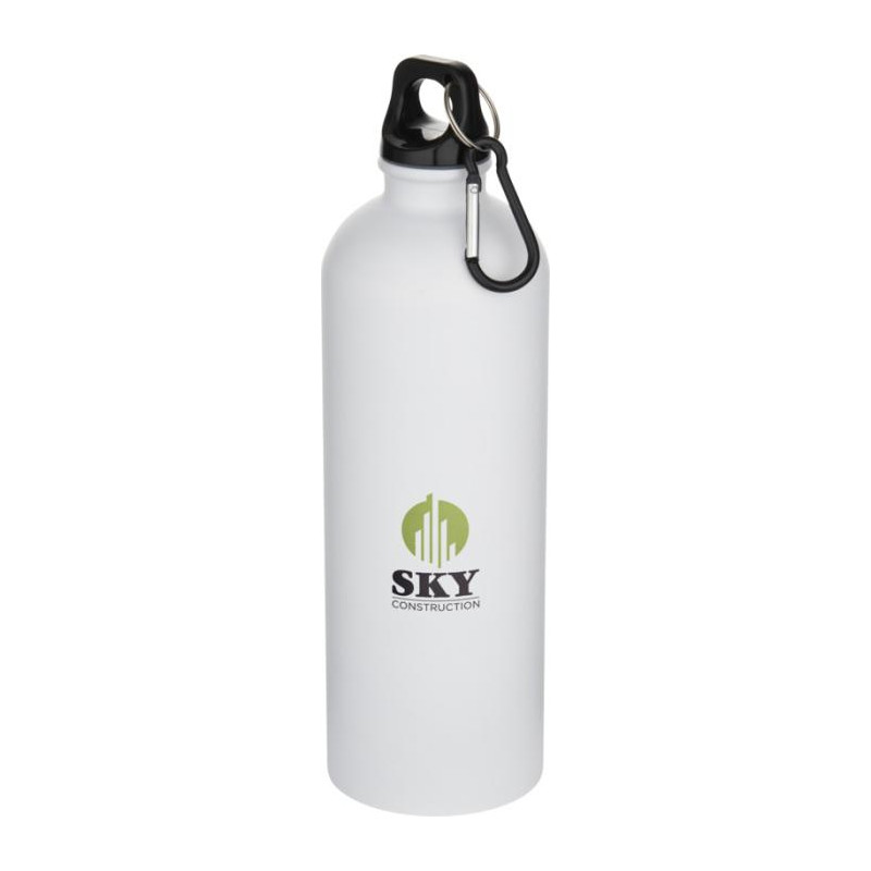 Butelka na wodę o pojemności 750 ml z karabińczykiem ze stali nierdzewnej z własnym logo lub nadrukiem