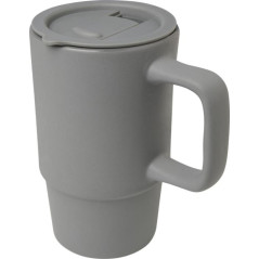 Carter kubek ceramiczny o pojemności 450 ml z plastikową pokrywką-82260