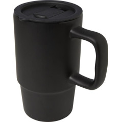 Carter kubek ceramiczny o pojemności 450 ml z plastikową pokrywką-82262