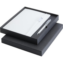 Legato Elegance zestaw notatnik A5 w twardej okładce z piórem kulkowym-81780