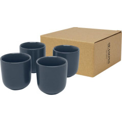Male 4 sztuki, filiżanka do espresso o pojemności 90 ml z logo -81423