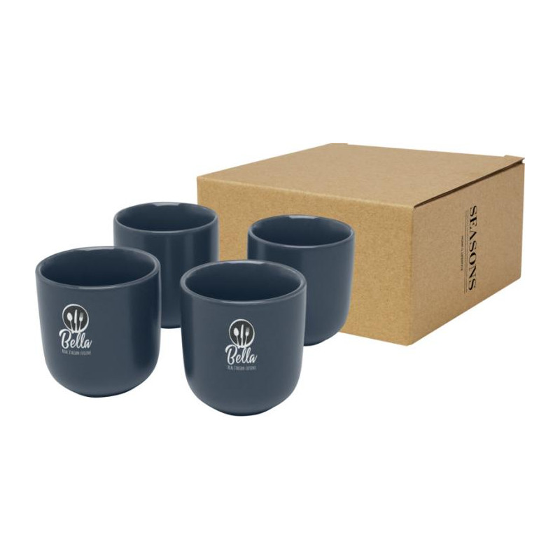 Male 4 sztuki, filiżanka do espresso o pojemności 90 ml z własnym logo, nadrukiem