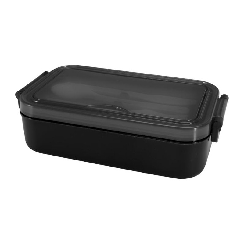 Snappy zestaw pudełka na lunch i sztućców z firmowym logo -81765