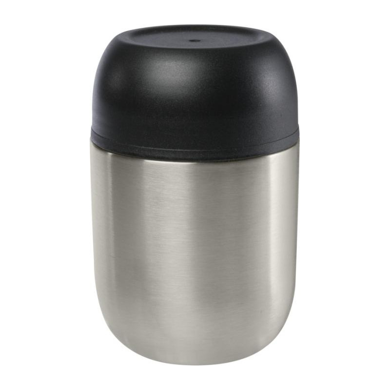 Supo dwuścienny pojemnik śniadaniowy wykonany ze stali nierdzewnej z recyklingu o pojemności 480 ml-81912 z logo firmy