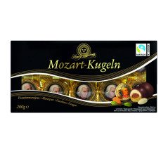 Marcepanowo-pistacjowe praliny Mozart 200g - z Twoim logo