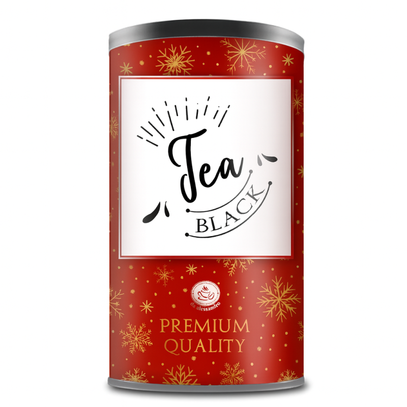 Personalizowana herbata w tubie czarna liściasta - 50g