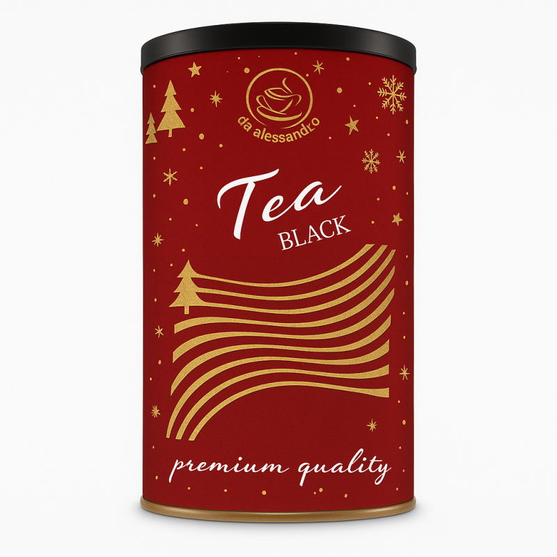 Personalizowana herbata w tubie czarna liściasta - 50g