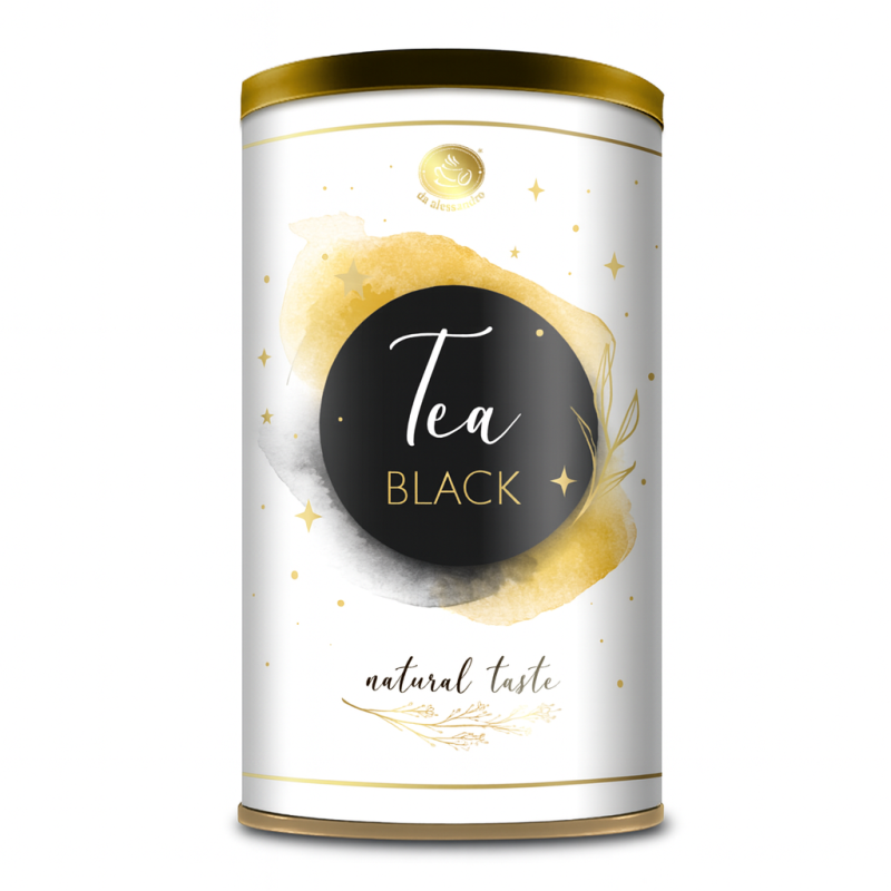 Personalizowana herbata w tubie czarna liściasta - 50g