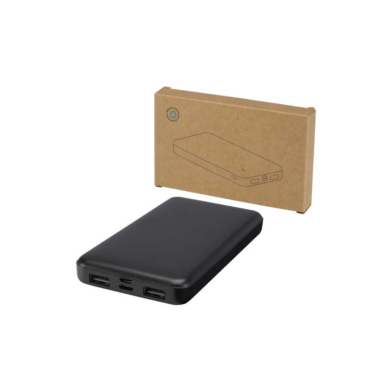 Intan powerbank o pojemności 10 000 mAh i mocy 10 W z tworzyw sztucznych pochodzących z recyklingu-82380