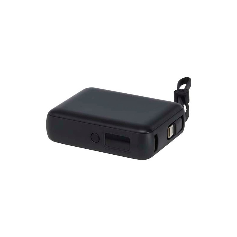 Acrux powerbank do tabletu o pojemności 10 000 mAh i mocy 35 W z wbudowanym kablem typu C - wykonany z tworzyw sztucznych pochod