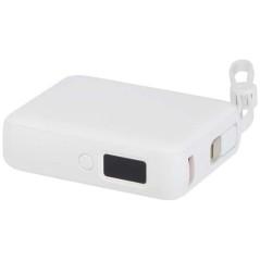 Acrux powerbank do tabletu o pojemności 10 000 mAh i mocy 35 W z wbudowanym kablem typu C - wykonany z tworzyw sztucznych pochod