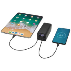 Acamar powerbank do laptopa o pojemności 20 000 mAh i mocy 70 W z aluminium z recyklingu-81741